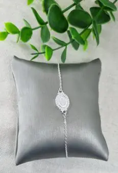 Pulseira Medalha Nossa Senhora das Graças P
