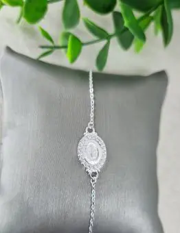 Pulseira Medalha Nossa Senhora das Graças P
