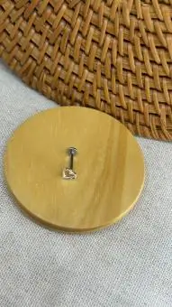 Piercing coração vazado