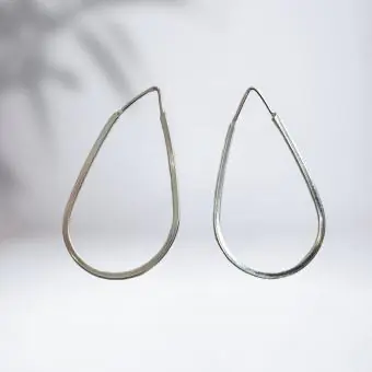 Brinco argola gota  G