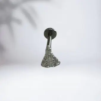 Piercing Nossa Senhora cravejada - Código 2072