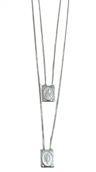 Escapulario medalha cheia 65cm - Código 2086