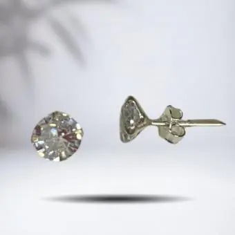 Brinco Zirconia 7mm - Código 305