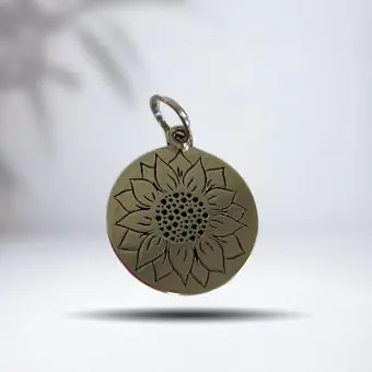 Pingente redondo mandala - Código 503