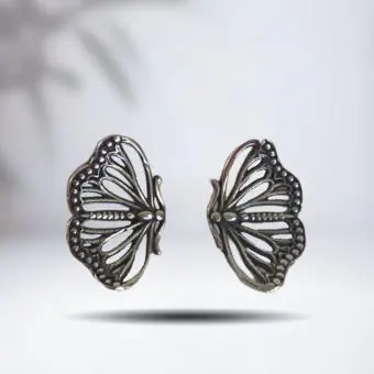 Brinco mariposa  vazada - Código 577