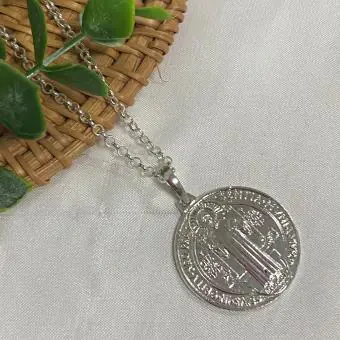 Pingente medalha São Bento