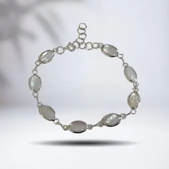 Pulseira dupla face madrepérola - Código 686