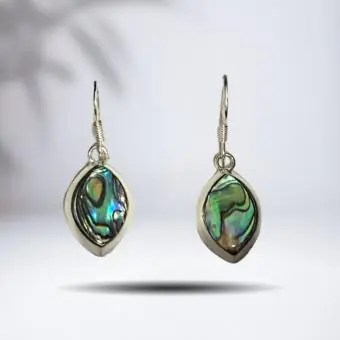 Brinco abalone gota gancho - Código 785
