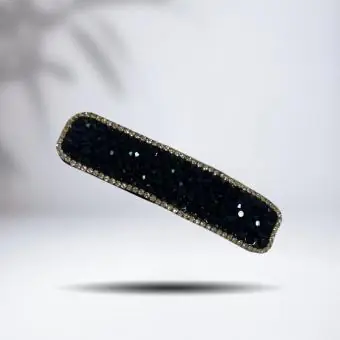 Tictac strass preto - Código 856