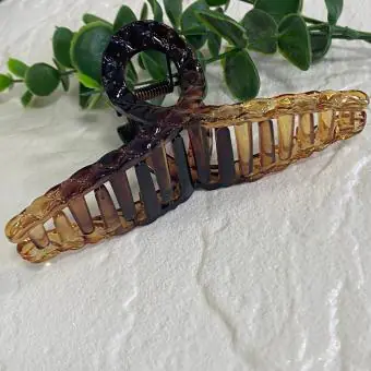 Piranha grande degradê marrom meio infinito