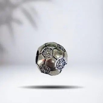Berloque bola de futebol cravejada - Código 891