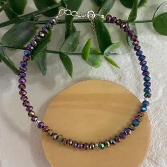 Pulseira cristal furta cor