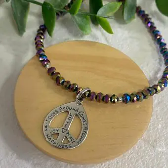 Pulseira cristal furta cor