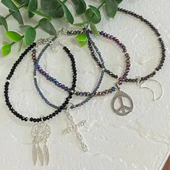 Pulseira cristal furta cor